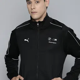 PUMA Motorsport Men Black Solid dryCELL BMW Motorsport MT7 Track Sporty Jacket-image-6