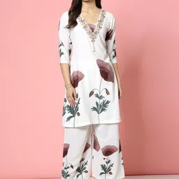 Clora Creation Floral Digital Printed Kurta With Palazzos-picture-37