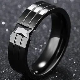 VIEN Men Titanium Plated CZ-Studded Finger Ring-picture-22