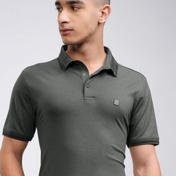 HIGHLANDER Men Solid Polo Collar T-shirt-picture-47