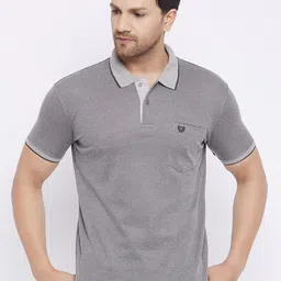 Duke Short Sleeve Polo Collar Cotton T-shirt-picture-10