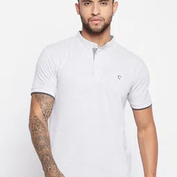 Camey Henley Neck Cotton T-shirt-picture-10