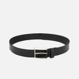 Louis Philippe Men Black Solid Leather Belt-picture-26