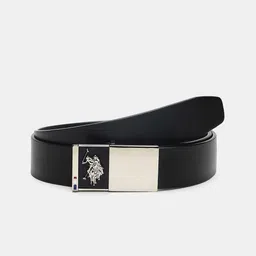 U.S. Polo Assn. Men Black Leather Belt-image-62