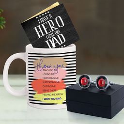 TIED RIBBONS White & Black Printed Fathers Day Gift Set-picture-8