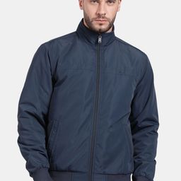 t-base Men Blue Windcheater Bomber Jacket-picture-3