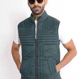 RARE RABBIT Men Queltex Puffer Mock Collar Jacket-picture-9