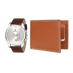 MARKQUES Men Brown Solid Accessory Gift Set-picture-27
