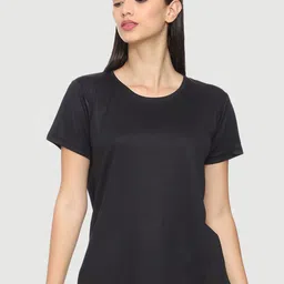 Urban Komfort Women Black Solid T-shirt-picture-12
