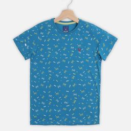 Allen Solly Junior Boys Conversational Printed Round Neck Tshirt-picture-19