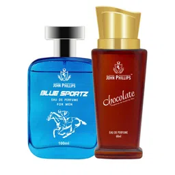JOHN PHILLIPS Blue Sportz & Chocolate Set Of 2 Long Lasting Eau De Parfum image 1