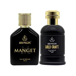 JOHN PHILLIPS Set Of 2 Manget Eau De Perfume 60 ml & Wildcraft Eau De Perfume 100 ml image 1