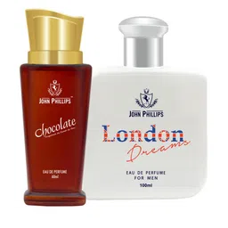 JOHN PHILLIPS Set Of 2 Chocolate 60 ml & London Dreams 100 ml Long Lasting Eau De Parfum image 1