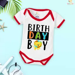 Babywish Infants Typography Printed Pure Cotton Bodysuit-image-18