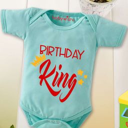 Babywish Kids Typography Printed Cotton Bodysuit-picture-10