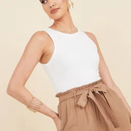 Styli Ribbed Knit Fitted Bodysuit-picture-15