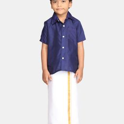 Sethukrishna Boys Shirt Collar Clothing Set-picture-11