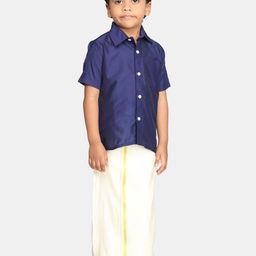 Sethukrishna Boys Shirt Collar Clothing Set-picture-12