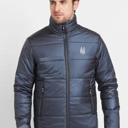Being Human Stand Collar Padded Jacket-image-60