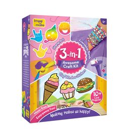 Imagimake Kids Multi-coloured 3 in 1 Do it Yourself Kit-picture-11