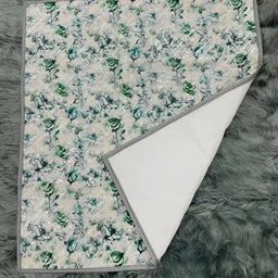CASA-NEST Green & Cream Coloured Printed Cotton Table Placemat-picture-36