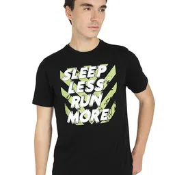 PROTEENS Men Black & White Typography Printed Raw Edge T-shirt-picture-38