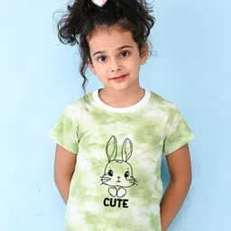 NUSYL Girls Graphic Printed Cotton T-shirt-picture-29