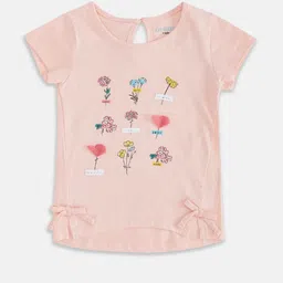 Pantaloons Baby Girls Pink Printed T-shirt-picture-27