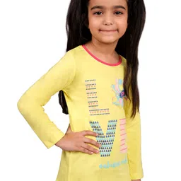 3PIN Girls Typography Printed Cotton T-shirt-image-53