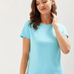 ether Round Neck Short Sleeves Pure Cotton T-shirt-picture-23