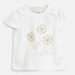 Chicco Girls Embellished Round Neck Short Sleeve T-Shirt-picture-50