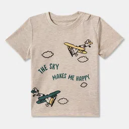 R&B Boys Graphic Printed Round Neck Cotton T-shirt-picture-35