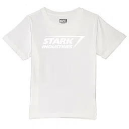 Marvel by Wear Your Mind Boys White Typography Printed T-shirt-picture-43