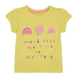 mothercare Girls Typography Printed T-shirt image 1