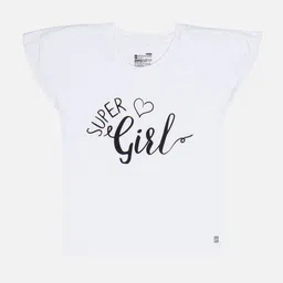 Bodycare Girls Typography Printed Cotton T-shirt-image-39