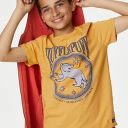 Marks & Spencer Boys Harry Porter Printed Pure Cotton T-shirt-picture-38
