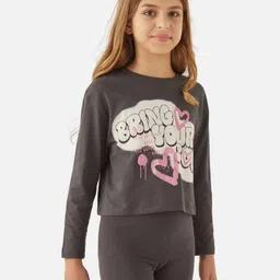 Juniors by Babyshop Girls Graphic Printed Round Neck Cotton T-shirt-picture-27