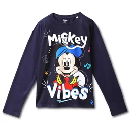 Wear Your Mind Boys Humour & Comic Mickey Mouse Printed T-shirt-picture-55