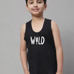 Friskers Boys Bio wash Printed Pure Cotton Basic Vests-picture-16