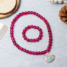 EL REGALO Girls Artificial Beads Jewellery Set-picture-23