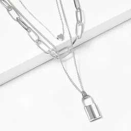 Krelin Silver-Toned Layered Chain-picture-11