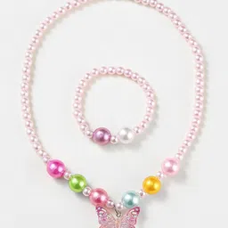 SYGA Girls Butterfly Design Beaded Jewellery Set-picture-29