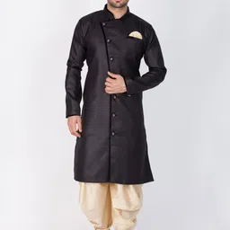 VASTRAMAY mandarin Collar Sherwani Set-picture-10