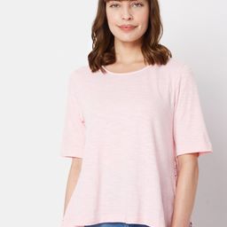 Vero Moda Women Pink Cotton T-shirt-picture-12