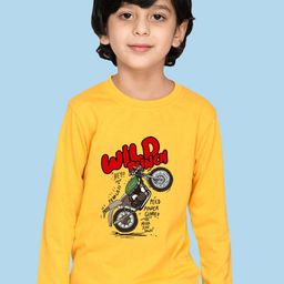 NUSYL Boys Typography Printed Cotton T-shirt-picture-30