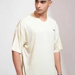 HIGHLANDER Men V-Neck Drop-Shoulder Oversized T-Shirt-picture-26