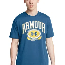 UNDER ARMOUR Men Typography Printed Round Neck Cotton T-shirt-picture-27