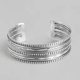 RICHEERA Women Silver-Plated Cuff Bracelet-picture-10