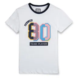Gini and Jony Boys Typography Printed Half Sleeves Cotton T-shirt-picture-20