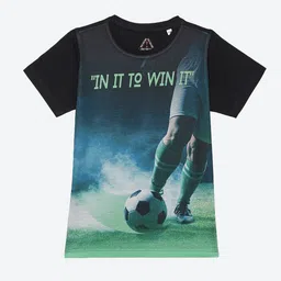 Wear Your Mind Boys Graphic Printed Round Neck Cotton Casual T-shirt-picture-56
